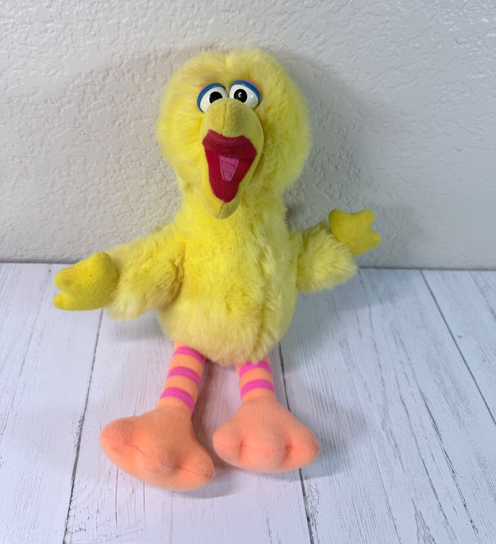 Sesame Street Big Bird 13" Plush Toy Playskool 1986 Stuffed Animal Muppets PBS